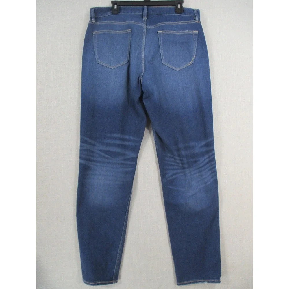 Banana Republic Mens 34x30 Rapid Movement Denim Straight Leg‎ Blue Jeans 7801